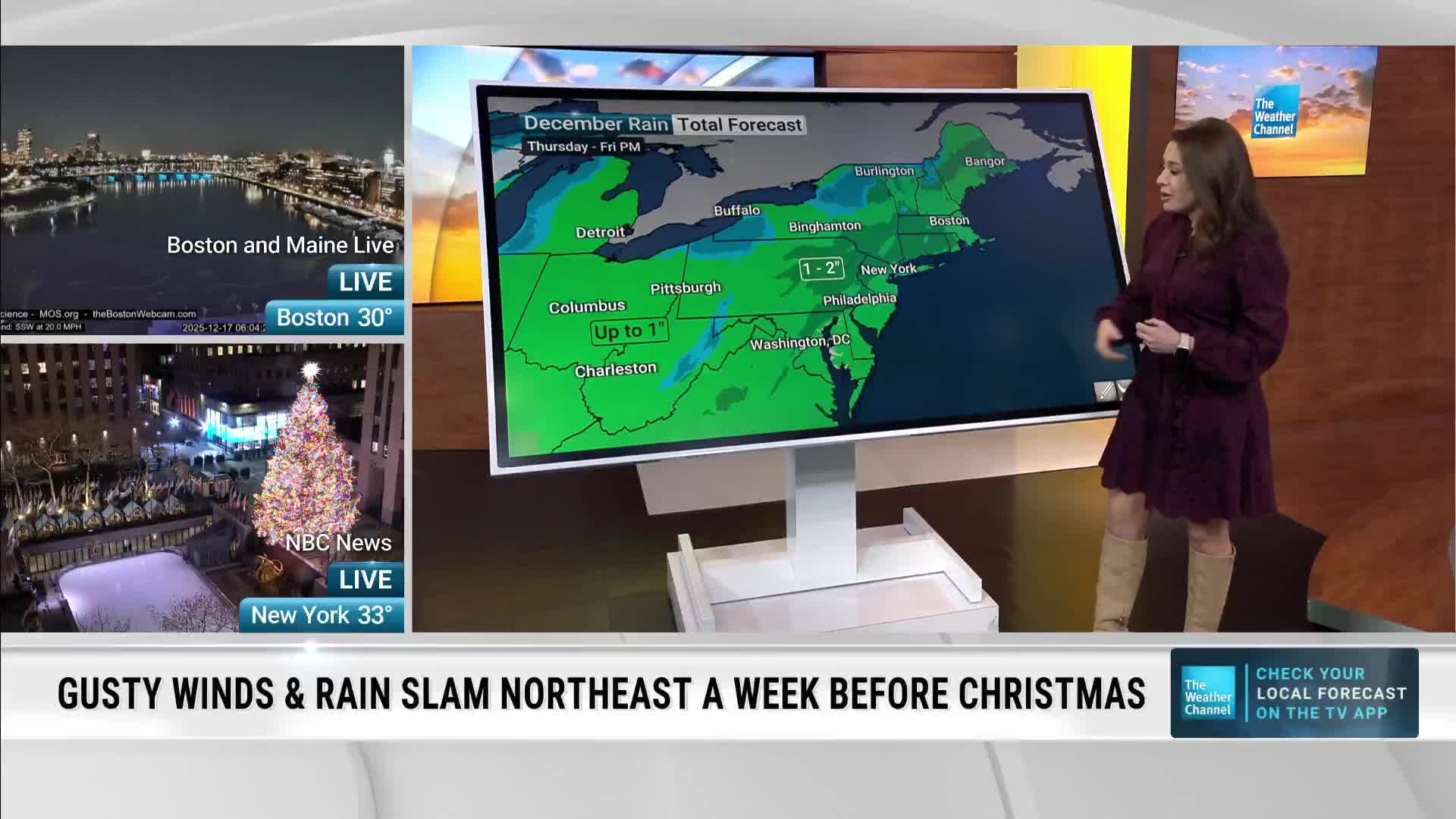 Vânturi de peste 60 mph perturbă deplasările în nord‑est