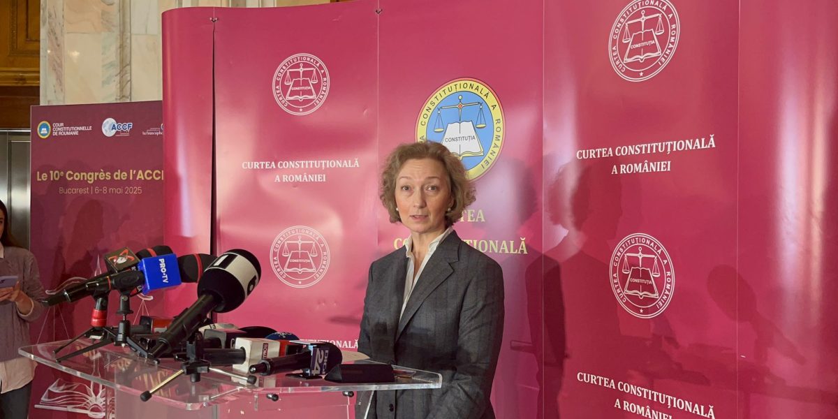 Simina Tănăsescu, președinta CCR. Foto: David Bularca / Hotnews