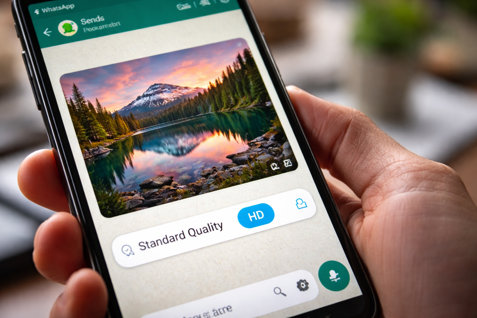Metode pentru a expedia imagini la calitate completă pe WhatsApp în 2025