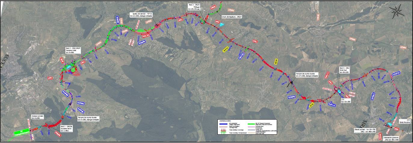 CNAIR scoate la licitație Drumul Expres Suceava