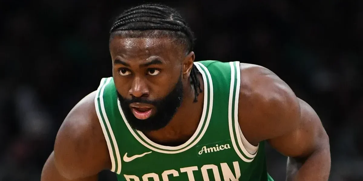 Celtics’ Jaylen Brown takes aim at an action LeBron James commits during games