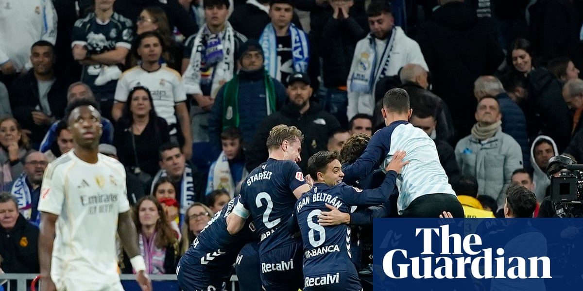 European roundup: nine-man Real Madrid stunned at home by Celta Vigo | European club football