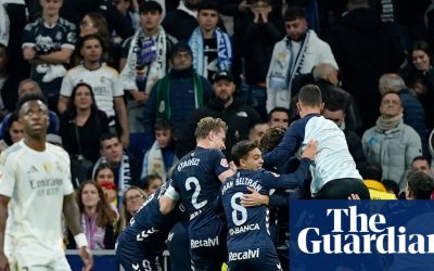 European roundup: nine-man Real Madrid stunned at home by Celta Vigo | European club football