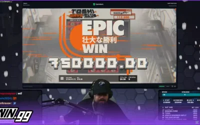 Kick streamer DoddytheViking hits the max win on Toshi Ways Club