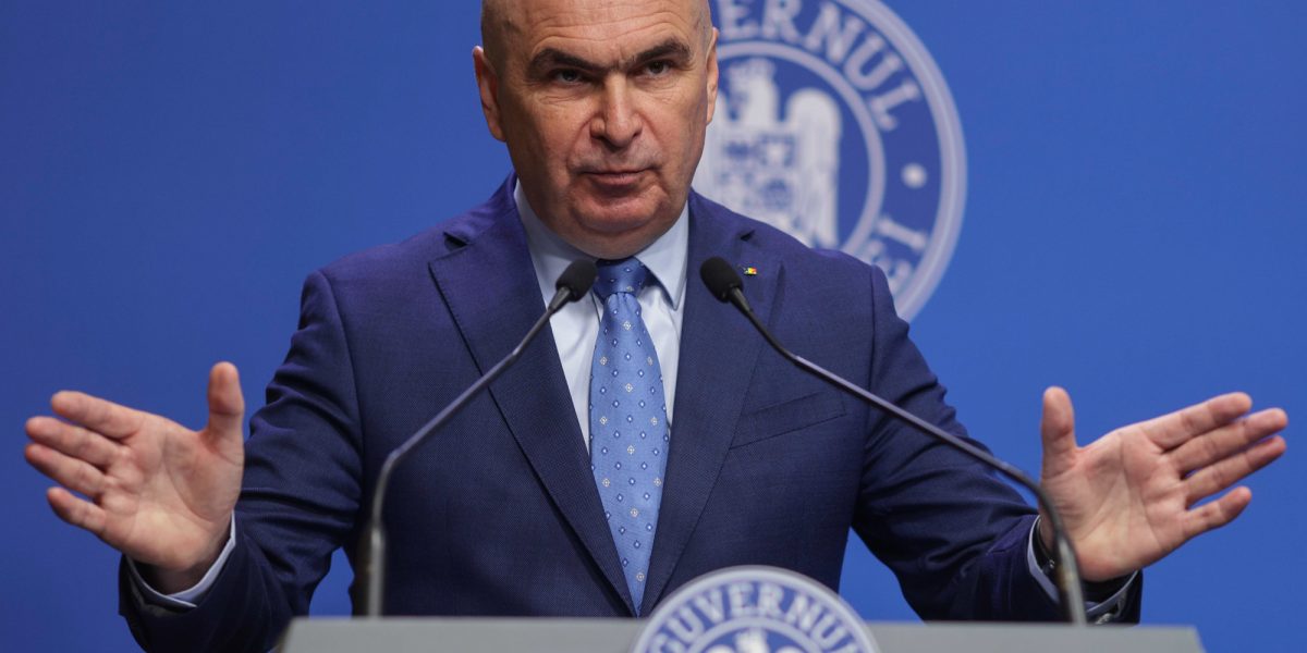 Conferința de presă a premierului României organizată la Palatul Victoria, în București, 2 septembrie 2025. Inquam Photos / Octav Ganea