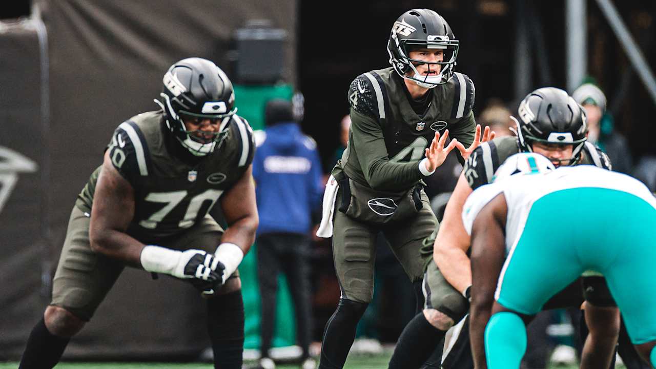 Armand Membou, RT al Jets, are cunoștințe despre quarterback‑ul Brady Cook