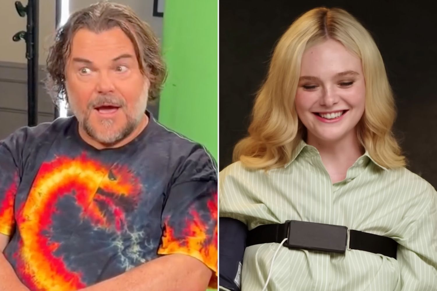 Jack Black reacționează că Elle Fanning îl adoră și spune iubitului ei că nu există tensiuni