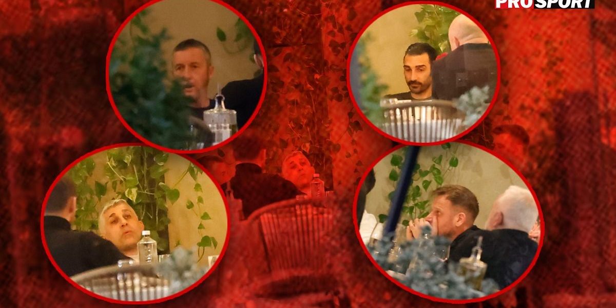 Imagini de la „cina cea de taină” a greilor de la FCSB înainte de marele derby cu Rapid. Au discutat tactica impusă de Gigi Becali