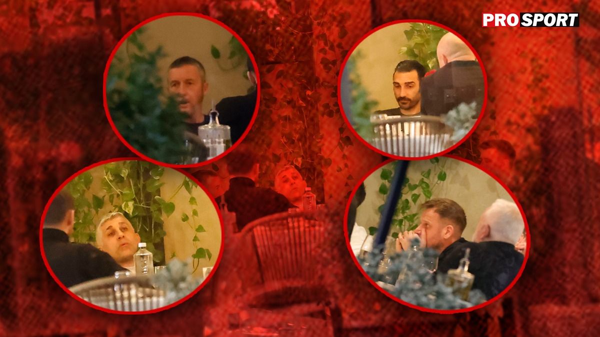 Imagini de la „cina cea de taină” a greilor de la FCSB înainte de marele derby cu Rapid. Au discutat tactica impusă de Gigi Becali