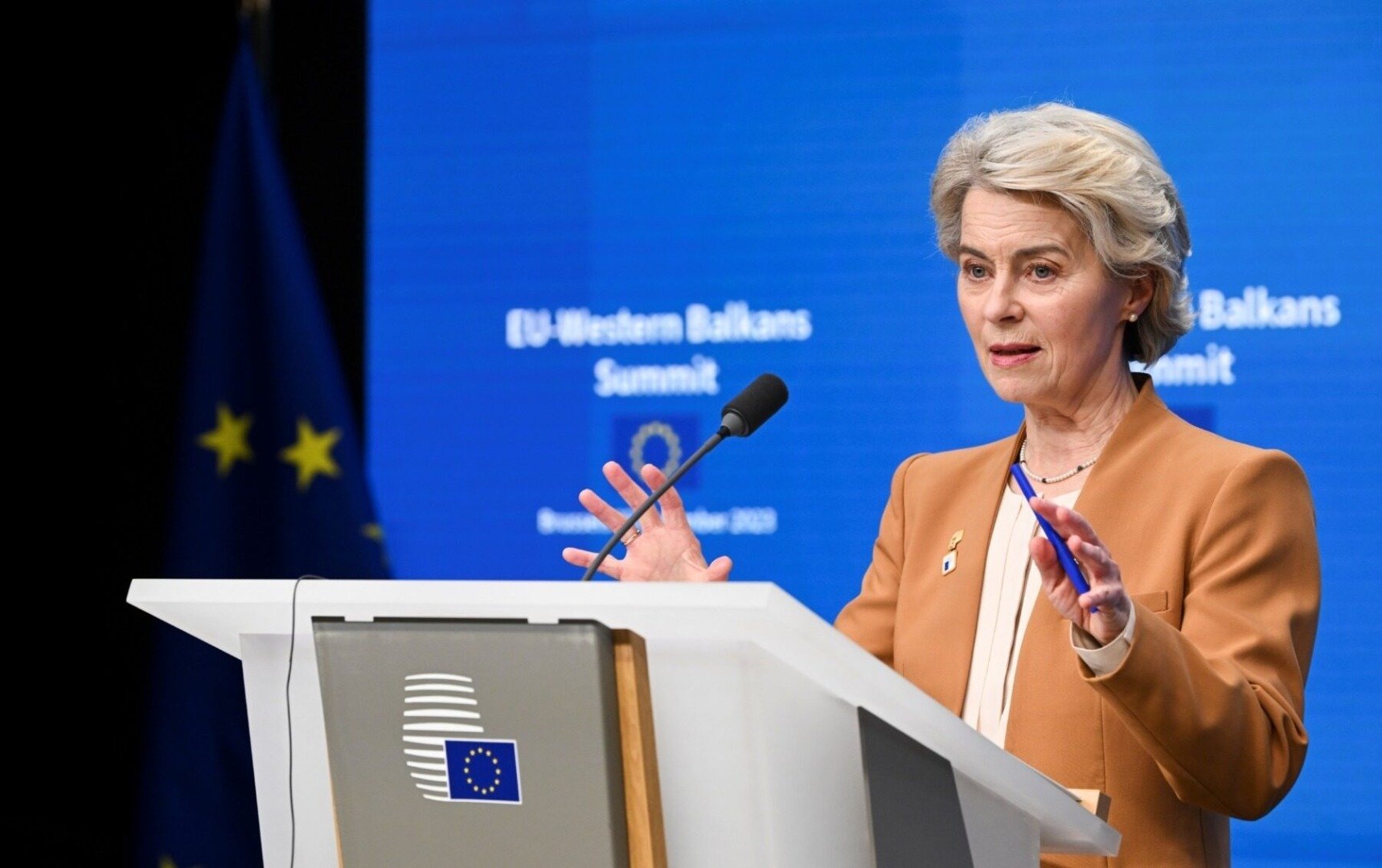 Von der Leyen promovează independența UE.