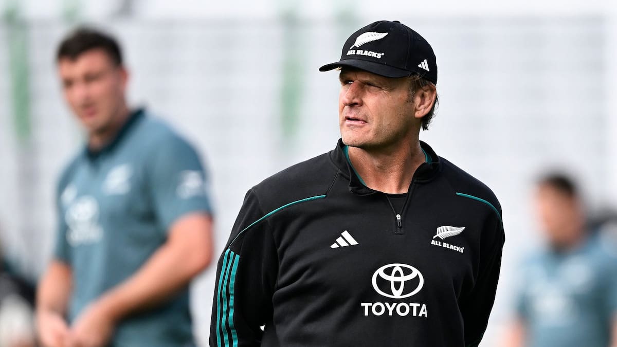 All Blacks coach Scott Robertson departs his role