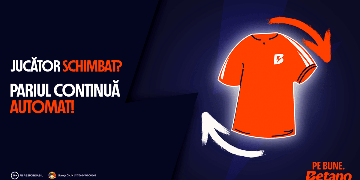 O nouă șansă de câștig. Betano lansează „Rezerva de Aur”: Jucătorul iese, pariul continuă!