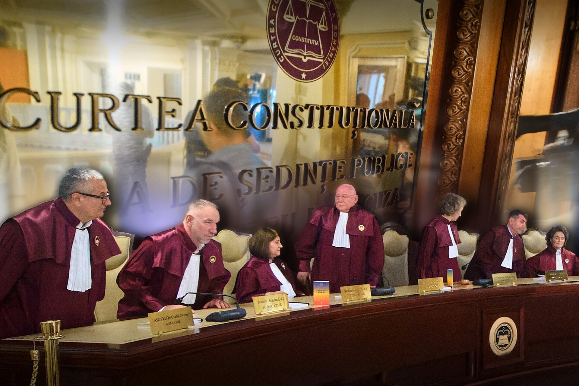 Judecătorii CCR. Foto: LCV / Shutterstock. Colaj: Ion Mateș / Hotnews