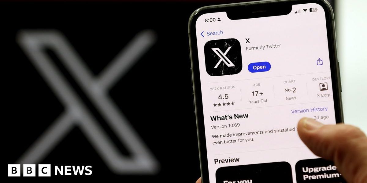 Elon Musk's X down for tens of thousands of users - live updates