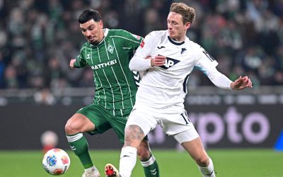 Bundesliga im Liveticker: Rote Karte für Hoffenheim – aber Werder kassiert in Überzahl das Gegentor