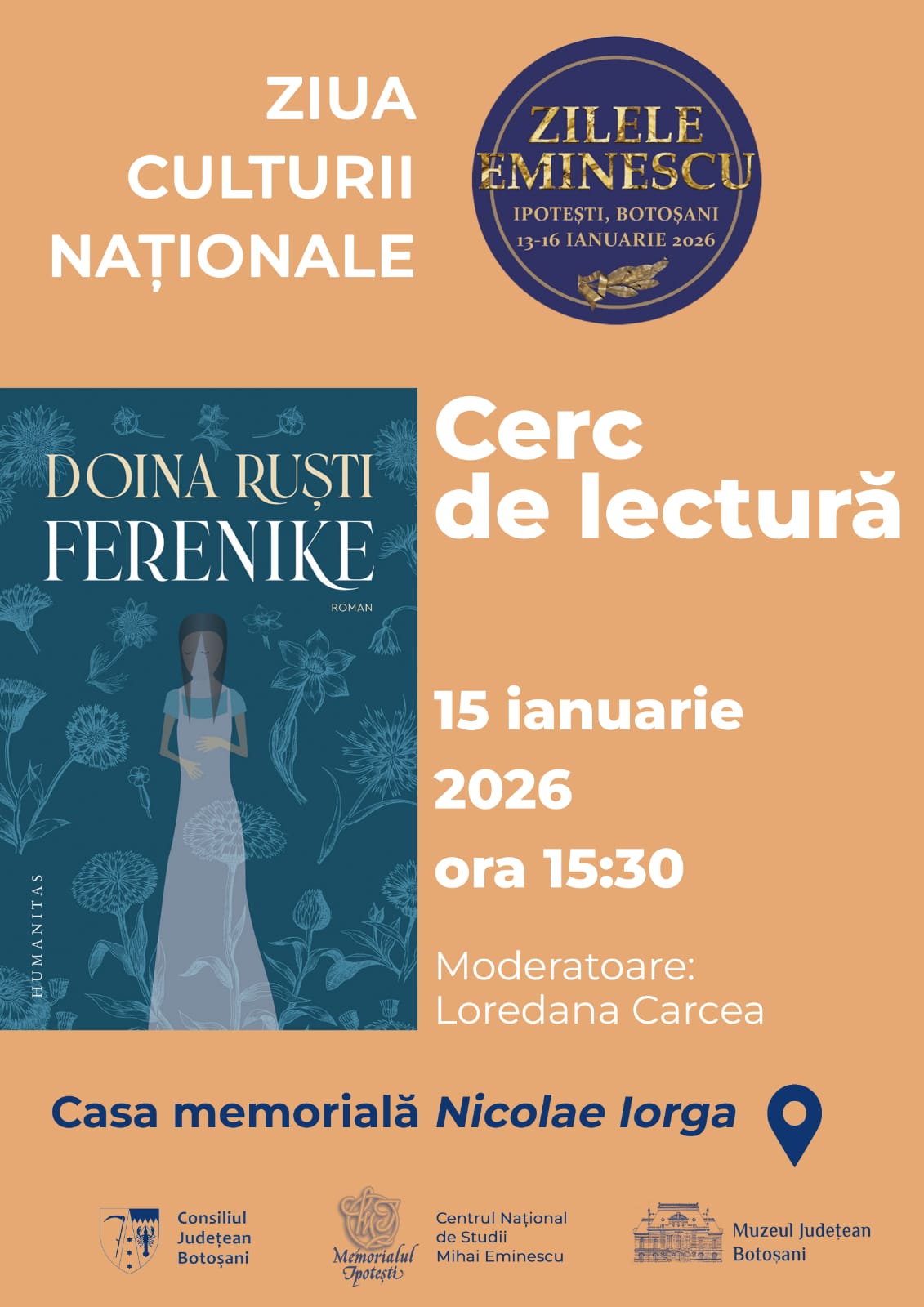 Cerc de lectură si întâlnire cu autoarea