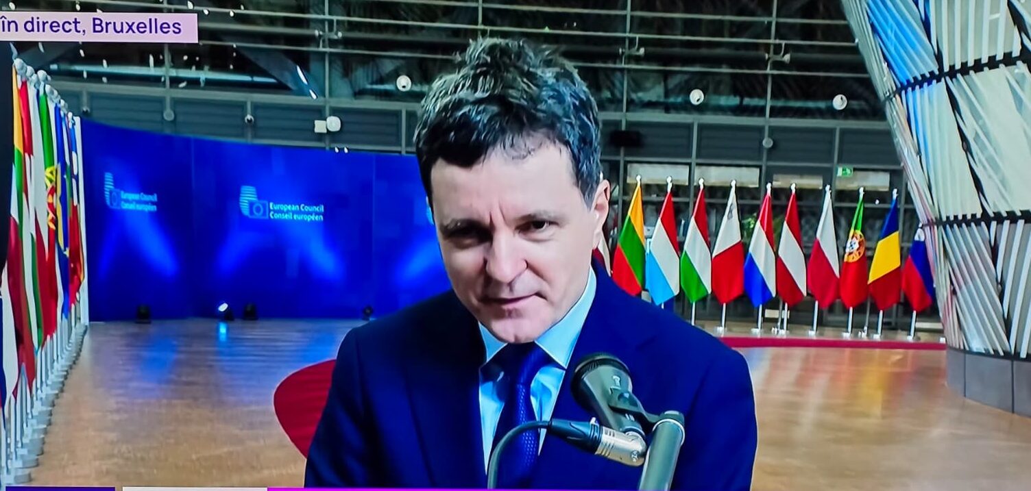 Nicuşor Dan: Declarații la Consiliul European