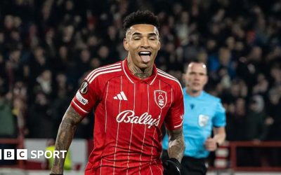 Nottingham Forest 4-0 Ferencvaros - Igor Jesus scores twice in Europa League win