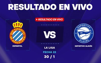 Espanyol vs Alavés: Resultado EN VIVO de LaLiga
