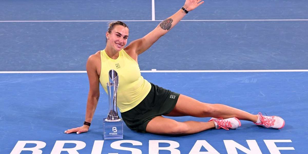 Aryna Sabalenka wins Brisbane title with statement performance against Marta Kostyuk