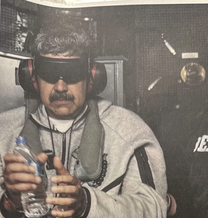 Trump distribuie poză cu Maduro pe navă militară americană