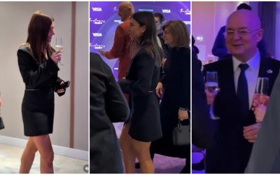 Simona Halep, în centrul atenției la petrecerea cu Emil Boc. Cine a însoțit-o