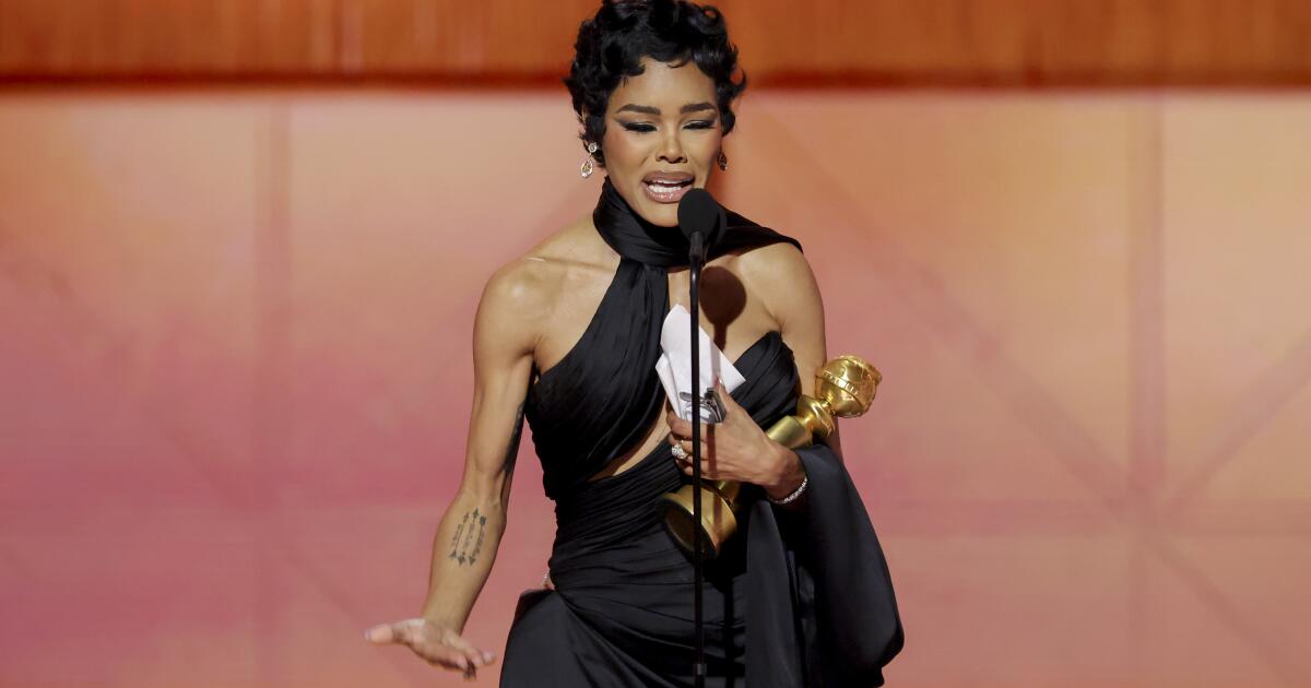 Teyana Taylor wins Golden Globe, dedicates it to 'brown sisters'