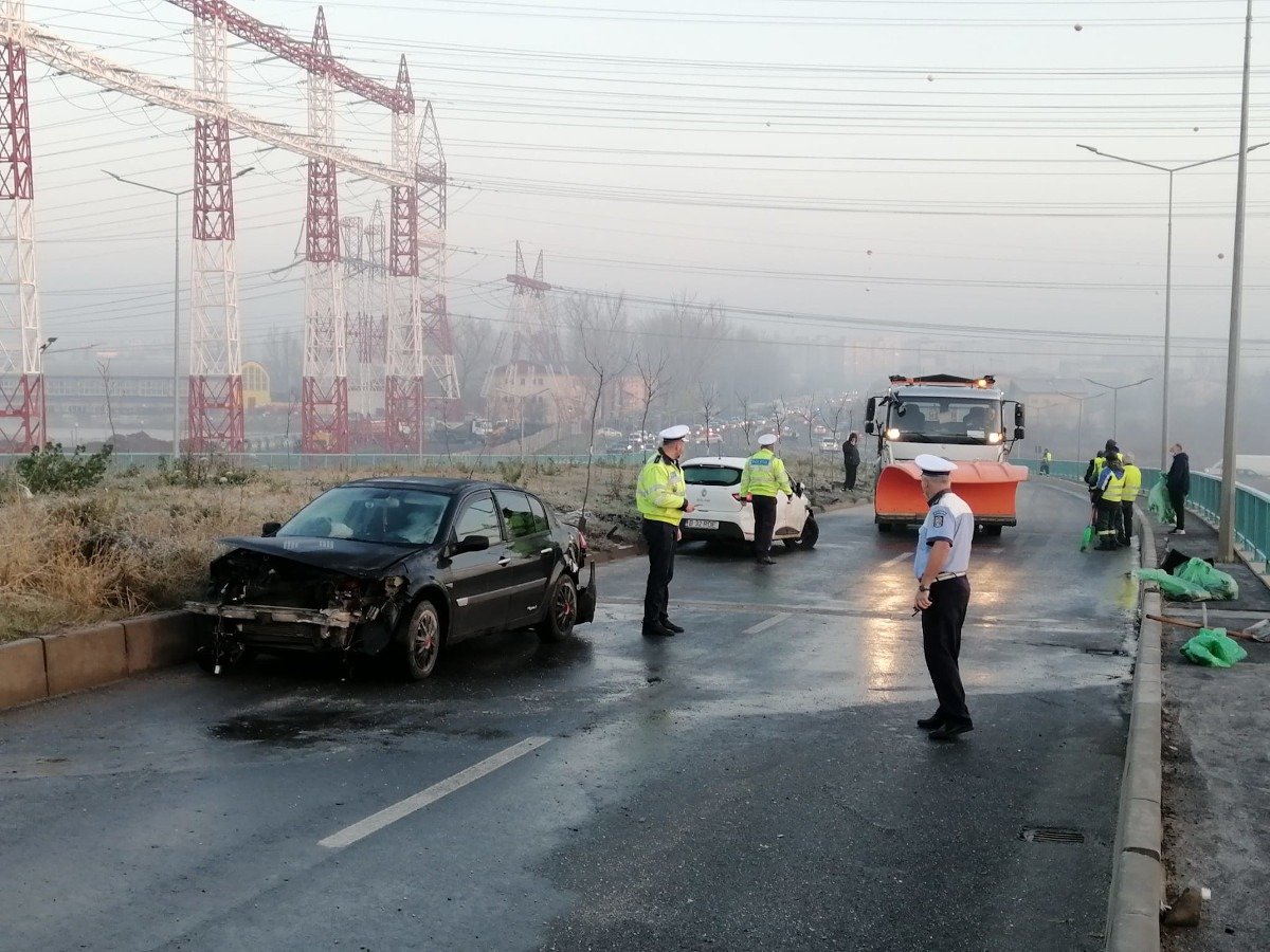 Polei și ceață: Accident cu 7 victime în Buzău, o persoană decedată