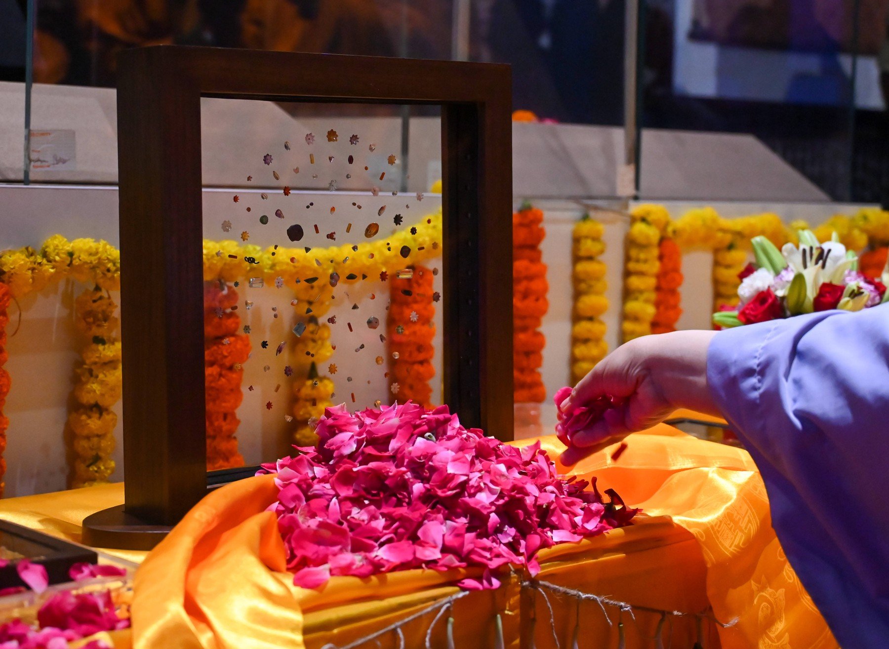 Bijuterii legate de Buddha, expuse în India