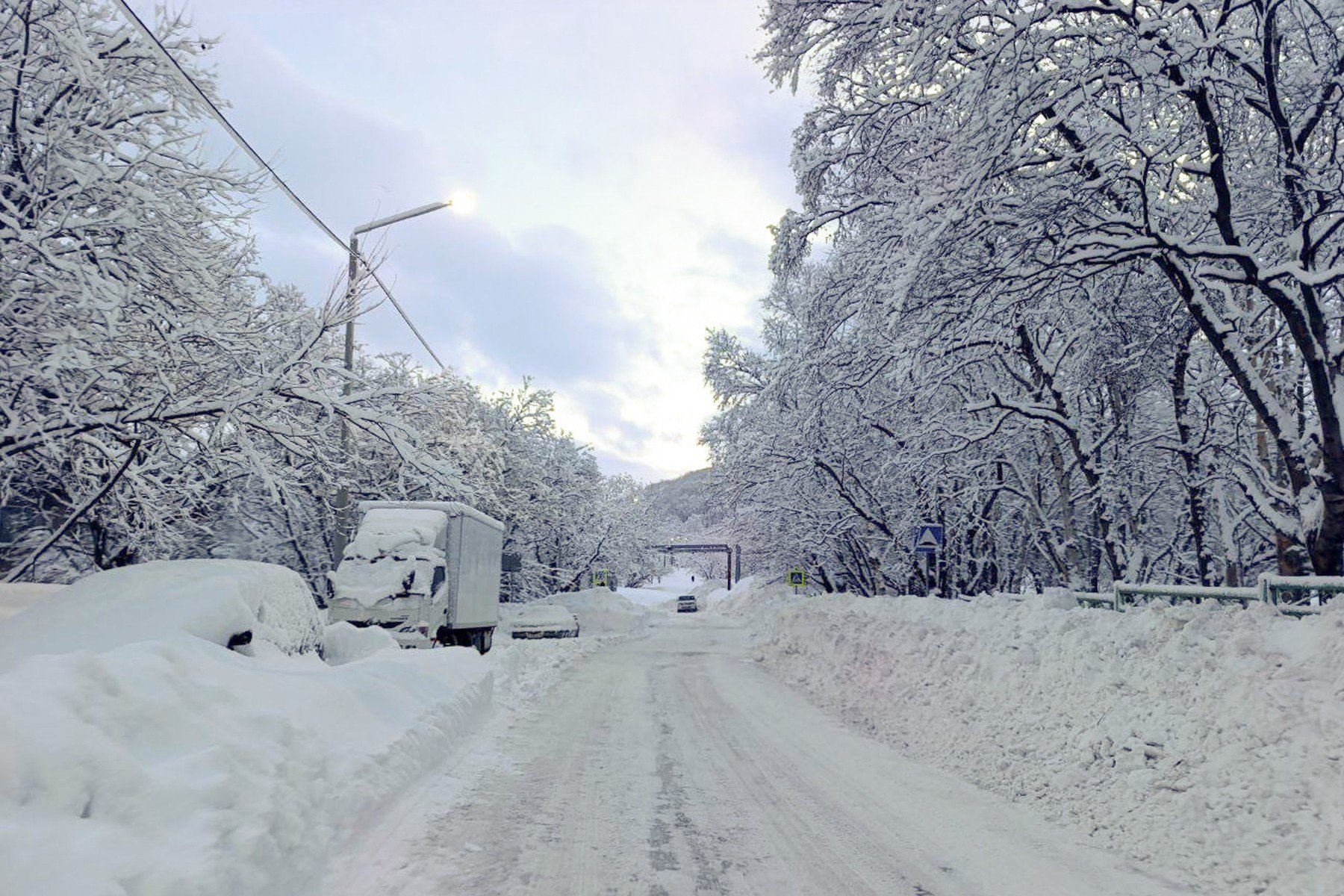 Rusia: viscol puternic în Orientul Îndepărtat