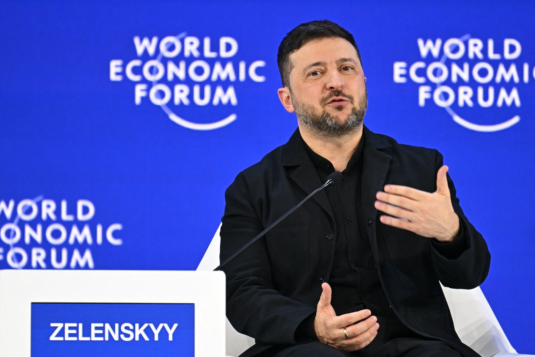 Zelenski atacă Europa la Davos