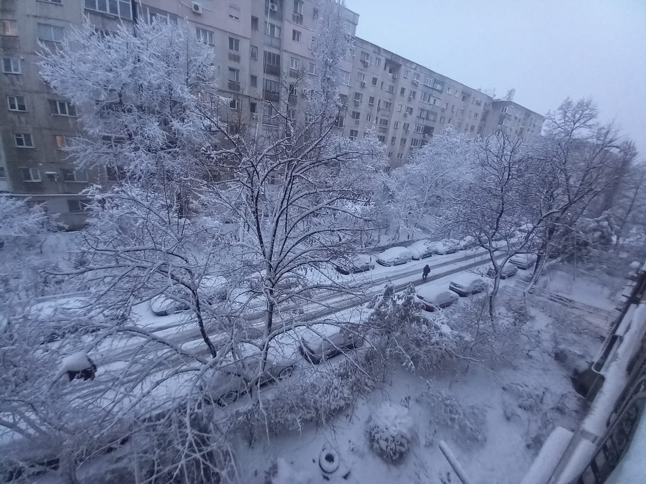 Vreme rece cu ninsori și temperaturi de -10°C în București în următoarele zile