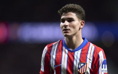 Julián Álvarez: probabilidades de gol vs Real Sociedad en el duelo por La Liga (Getty Images)