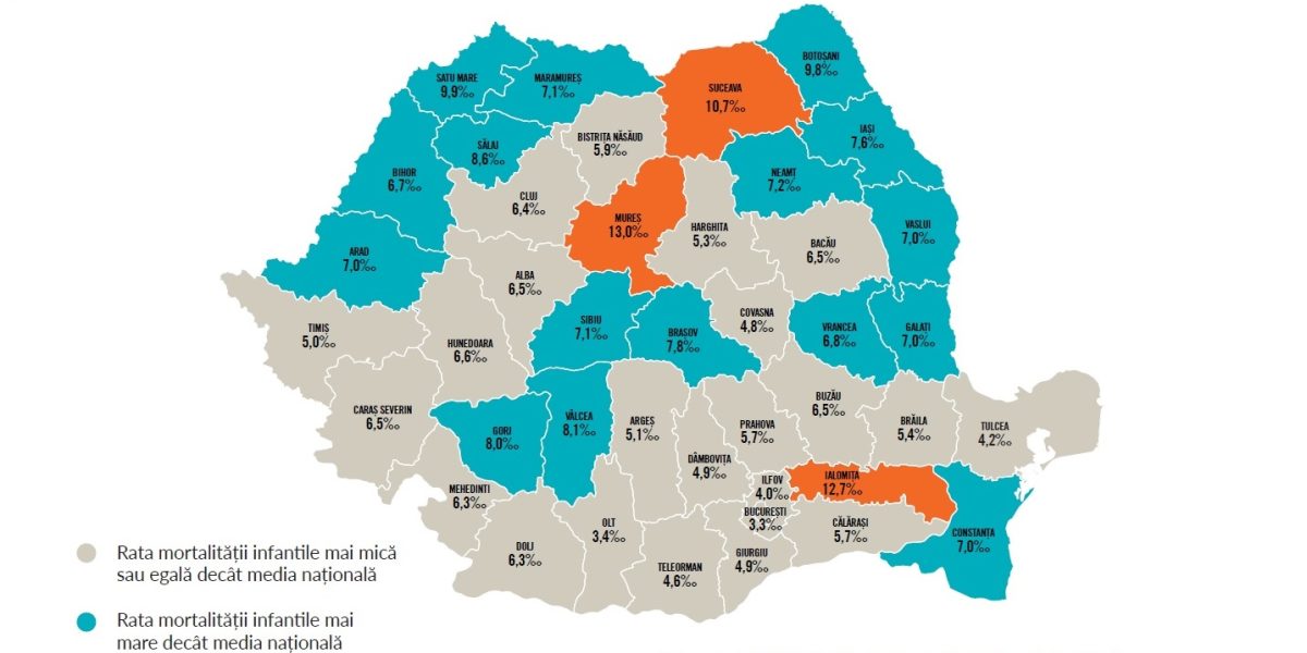 Harta-mortalitatii-infantile-Romania-2024.jpg - PressHub24
