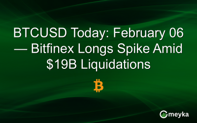 BTCUSD Today: February 06 — Bitfinex Longs Spike Amid $19B Liquidations
