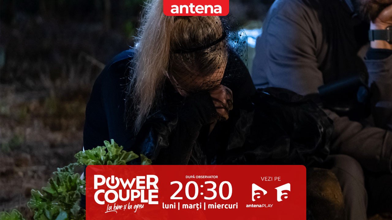 Power Couple România, 9 februarie 2026. Sandra Izbașa plânge în hohote în cimitir! Ce a găsit în coșciug | Video
