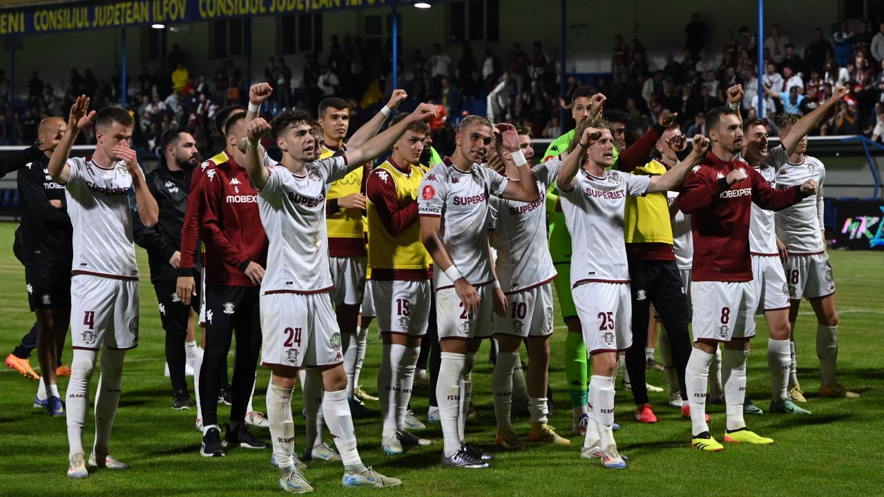 Fostul rapidist a marcat un hat-trick în victoria de 7-0 din Turcia