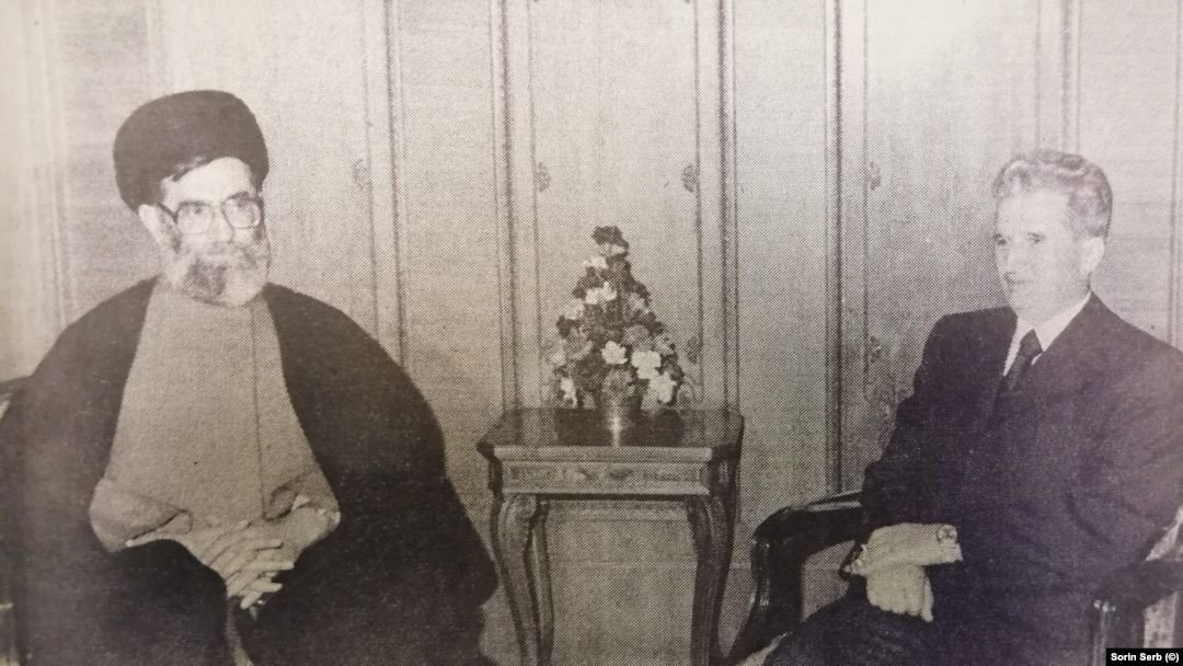 Khamenei și Ceaușescu: Vizite reciproce, relații diplomatice în anii ’80.