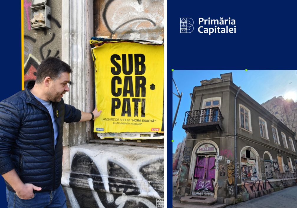 Program anti-graffiti: Curățare de urgență în centrul capitalei, cu cofinanțare pentru proprietari