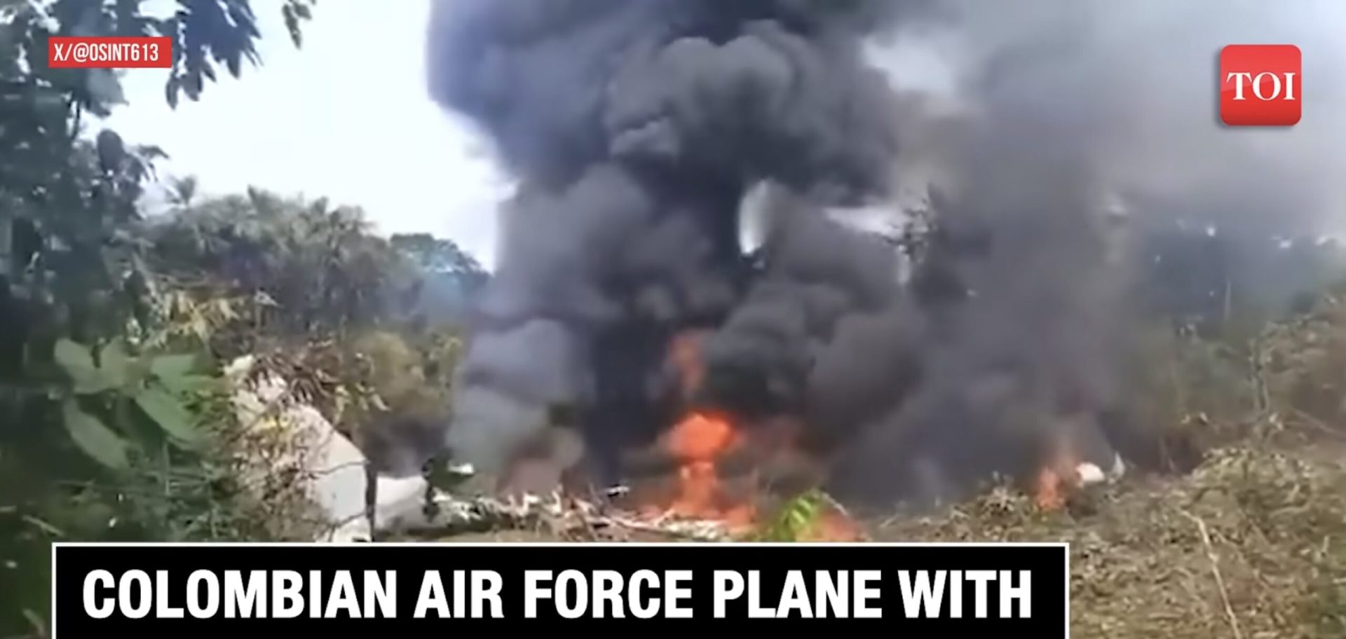 Cel puțin 48 de răniți după prăbușirea unui avion militar în Columbia