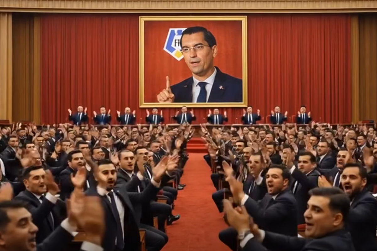 Oficialii clubului s-au folosit de AI pentru a-l parodia pe Răzvan Burleanu: comparația cu Nicolae Ceaușescu