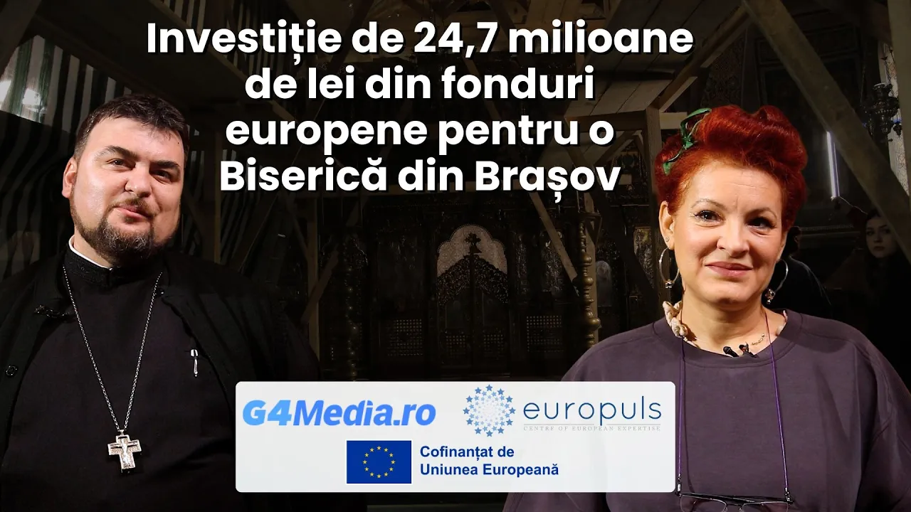 Restaurare cu fonduri ue la biserica sfântul nicolae din brașov: Investiție de 24 milioane lei