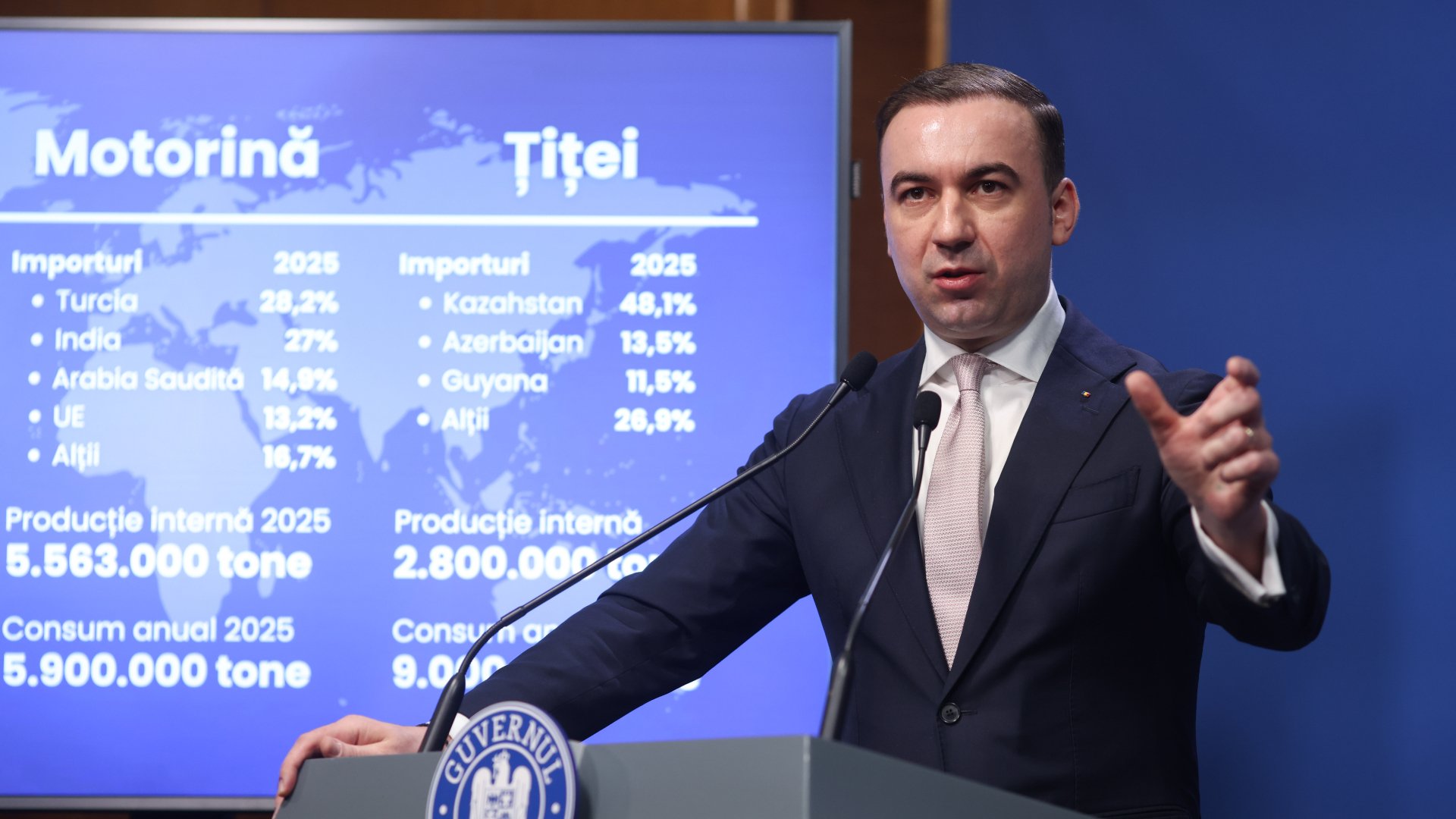 Ministrul Energiei: Lucrăm la cinci scenarii pentru a stabiliza prețul la pompă