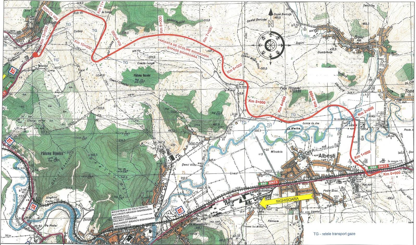 S-a dat startul lucrărilor la varianta de ocolire Sighișoara, 260 milioane lei