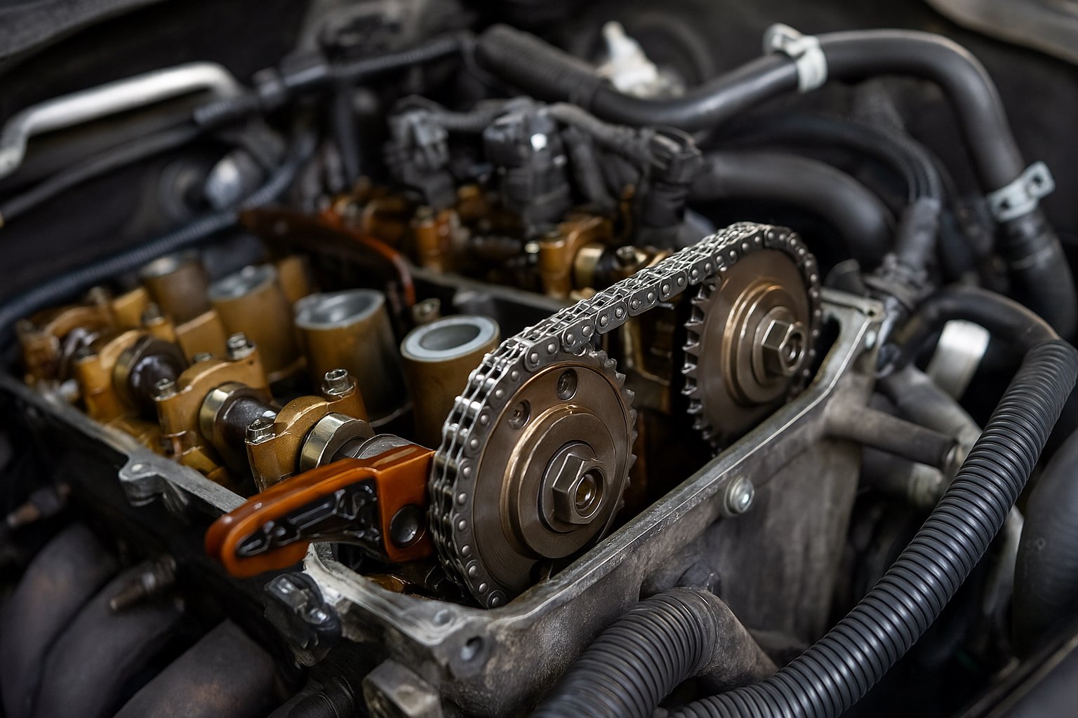 Zgomot la pornire, 1-2 secunde: Lant sau întinzător obosit? Diagnostic auto