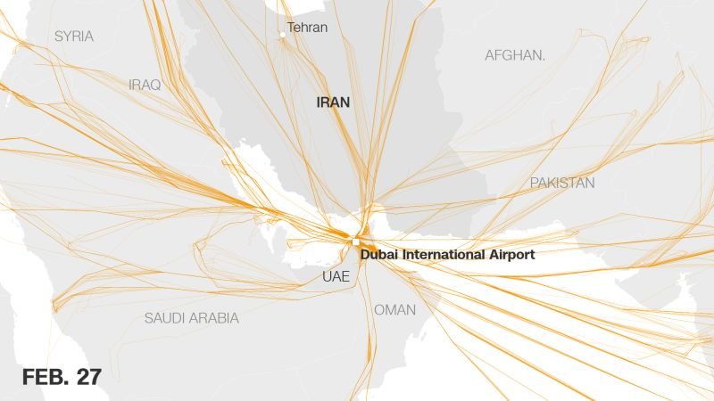 More than 21,000 canceled flights: Middle East travel chaos in 5 charts
