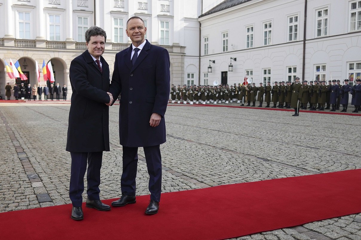 Conferință Nicușor Dan cu omologul polonez despre extinderea B9