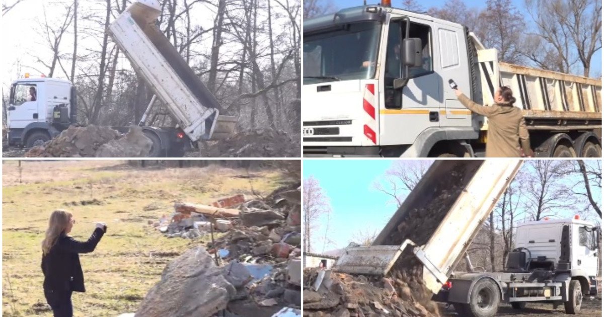 Gunoaie lângă râu, după o hotărâre locală. Garda de Mediu, la sesizarea Digi24, a descoperit