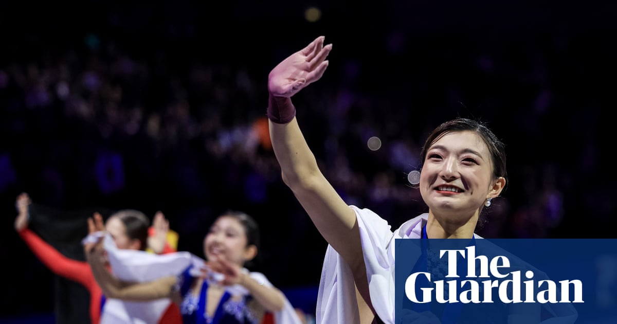 Kaori Sakamoto ends career with fourth world title as Glenn falls out of medals | Figure skating