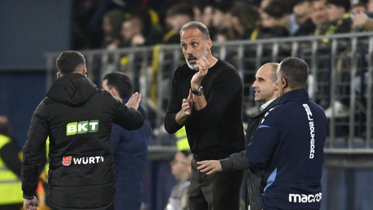 “La conclusión que saco es que no estamos al nivel del Villarreal todavía”